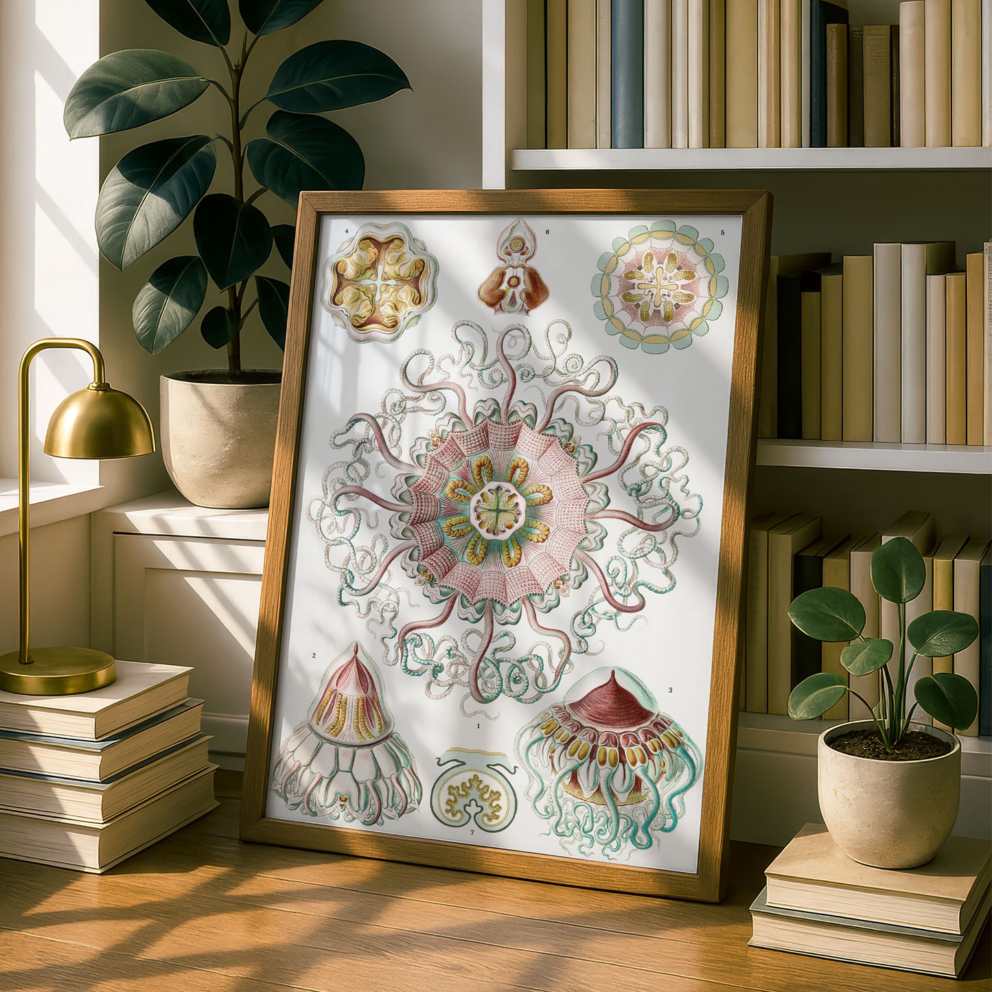 Ernst Haeckel Art Print | Plate 38: Periphylla | Vintage Wall Art Poster