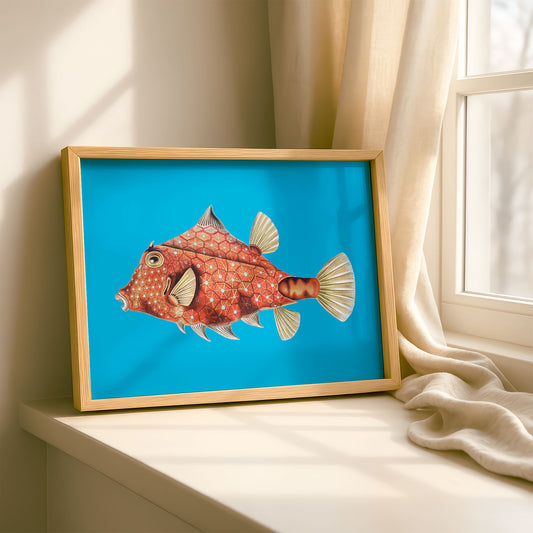 Ernst Haeckel Remixed Art Print 39: Fish II | Vintage Illustration | Wall Art