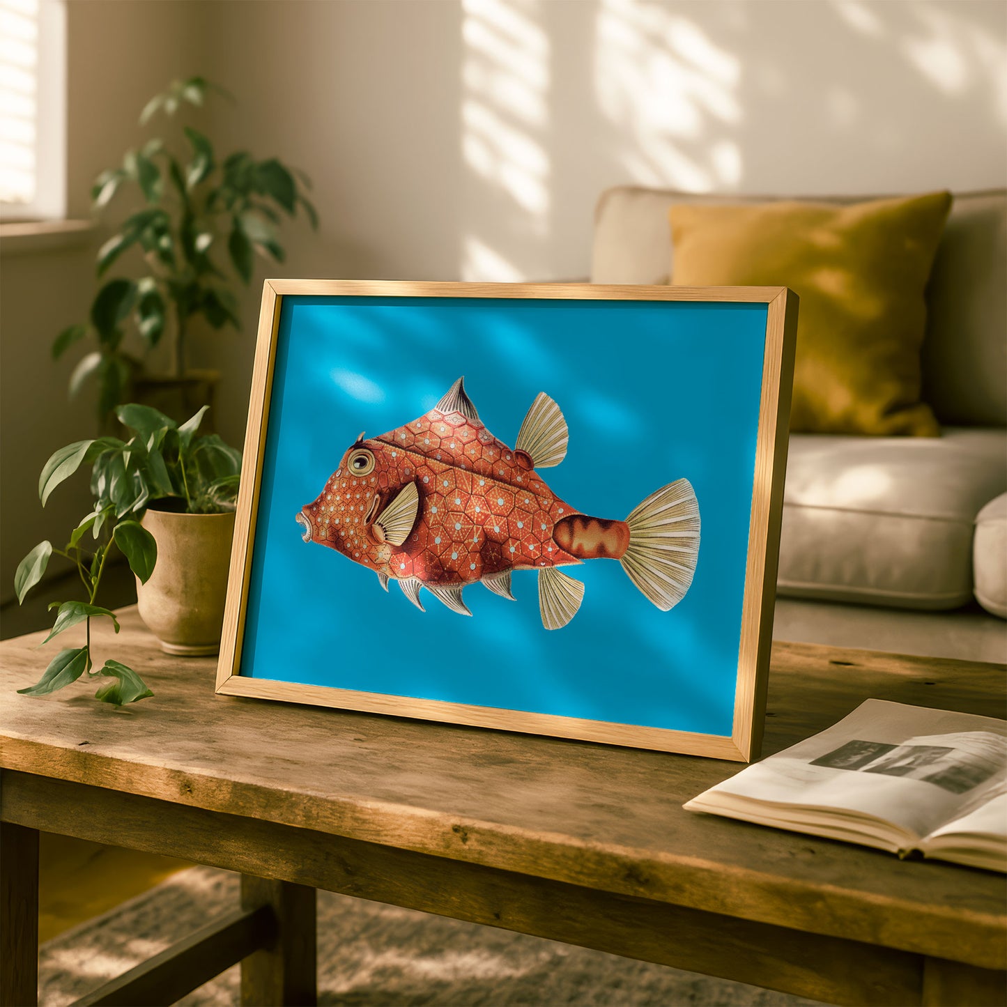 Ernst Haeckel Remixed Art Print 39: Fish II | Vintage Illustration | Wall Art