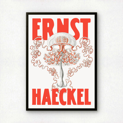 Ernst Haeckel Remixed Art Print 04 | Classic Art Reimagined | Premium Wall Art