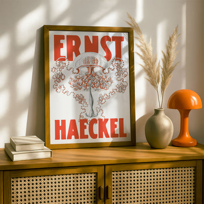 Ernst Haeckel Remixed Art Print 04 | Classic Art Reimagined | Premium Wall Art