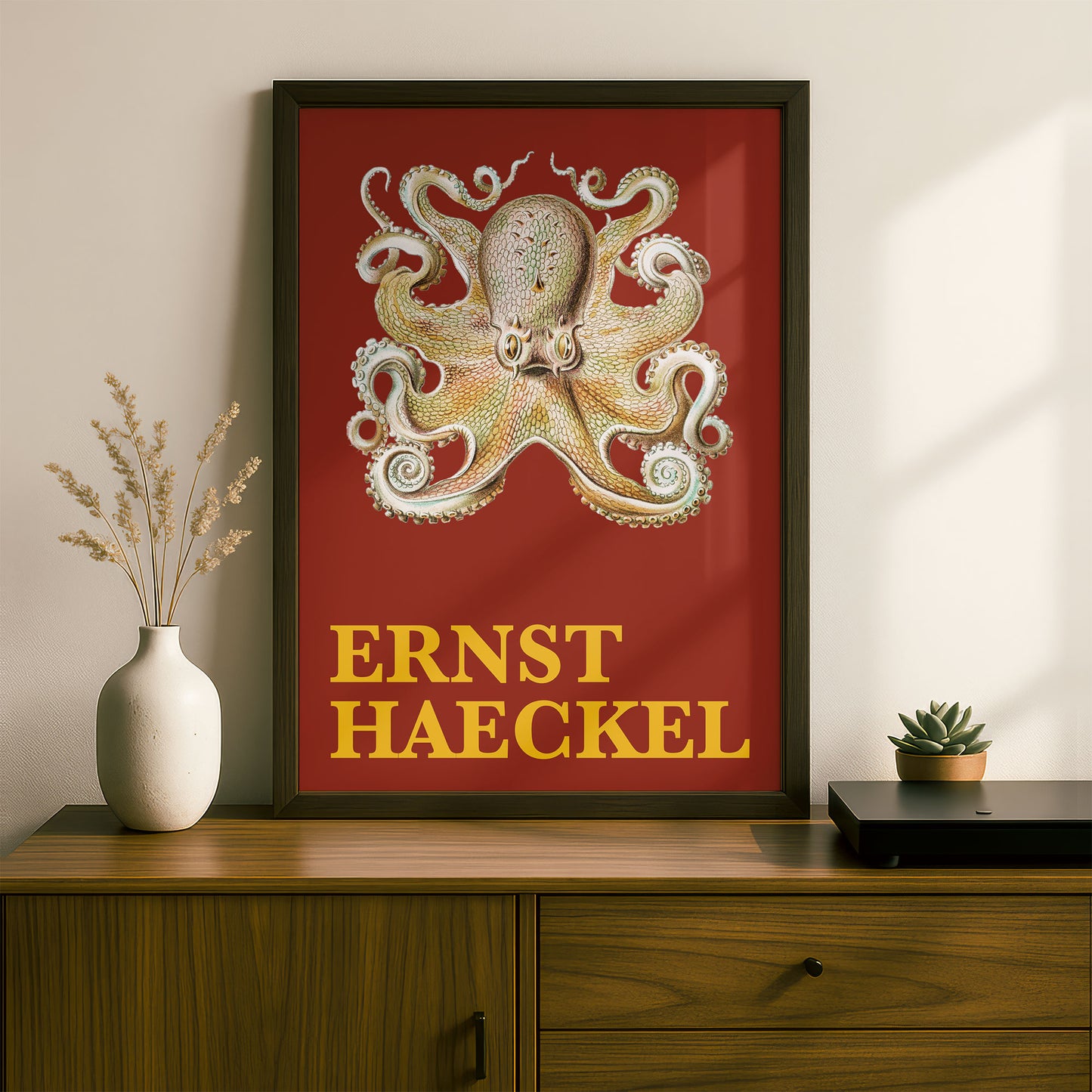 Ernst Haeckel Remixed Art Print 40: Octopus | Premium Wall Art