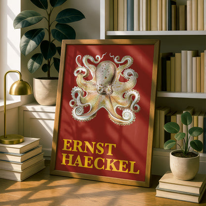 Ernst Haeckel Remixed Art Print 40: Octopus | Premium Wall Art