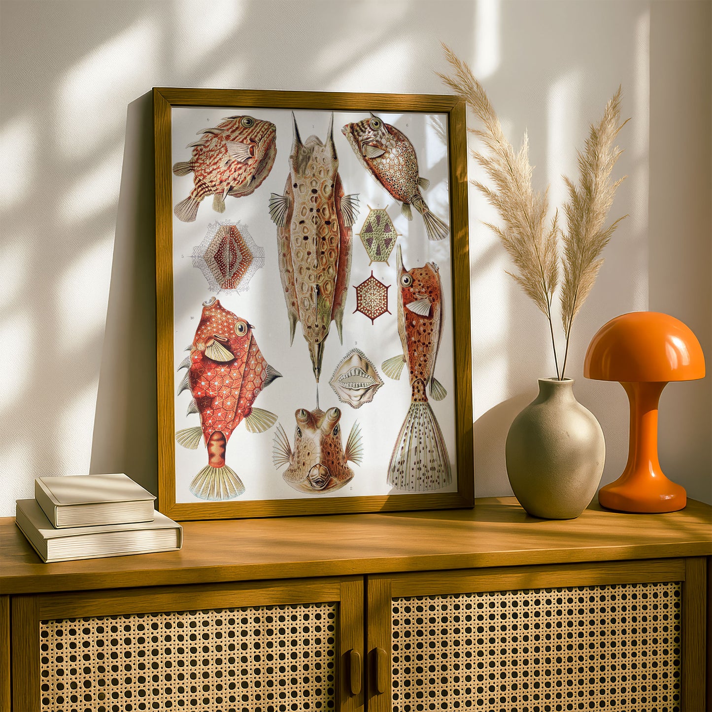 Ernst Haeckel Art Print | Plate 42: Ostracion | Vintage Wall Art Poster