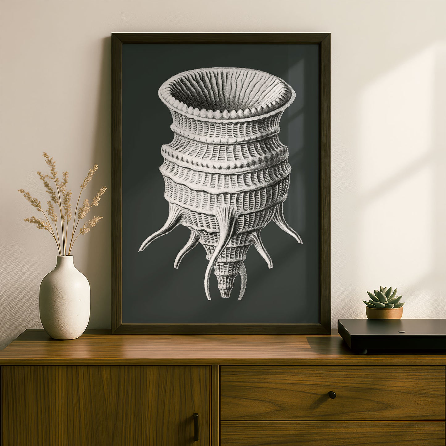 Ernst Haeckel Remixed Art Print 42 | Modern Art Nouveau | Premium Wall Art