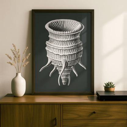 Ernst Haeckel Remixed Art Print 42 | Modern Art Nouveau | Premium Wall Art