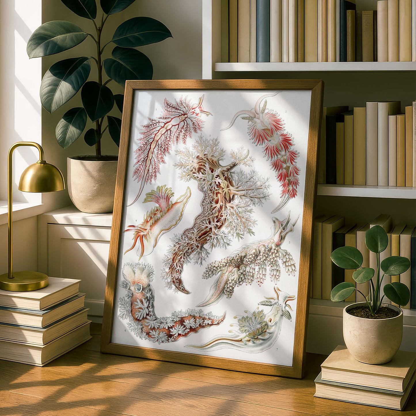 Ernst Haeckel Art Print | Plate 43: Aeolis | Quality Vintage Wall Art Poster