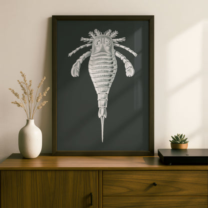 Ernst Haeckel Remixed Art Print 44 | Vintage Art Reimagined | Modern Wall Art