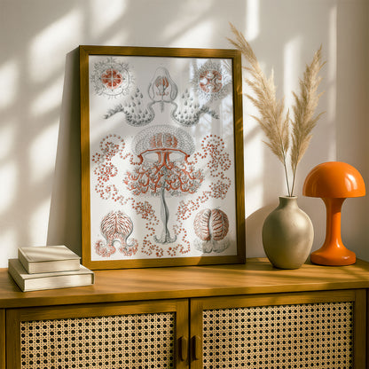 Ernst Haeckel Art Print | Plate 46: Gemmaria | Quality Vintage Wall Art Poster