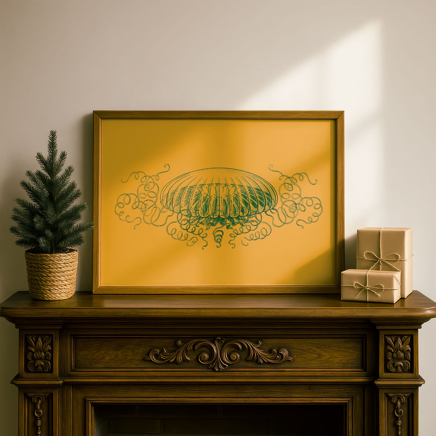 Ernst Haeckel Remixed Art Print 46 | Classic Art Reimagined | Premium Wall Art