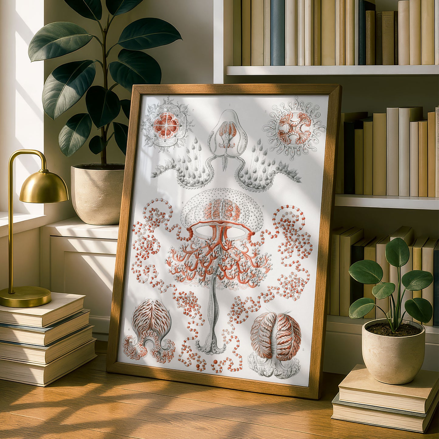 Ernst Haeckel Art Print | Plate 46: Gemmaria | Quality Vintage Wall Art Poster