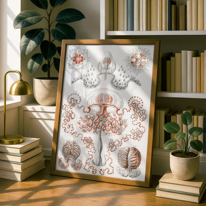 Ernst Haeckel Art Print | Plate 46: Gemmaria | Quality Vintage Wall Art Poster