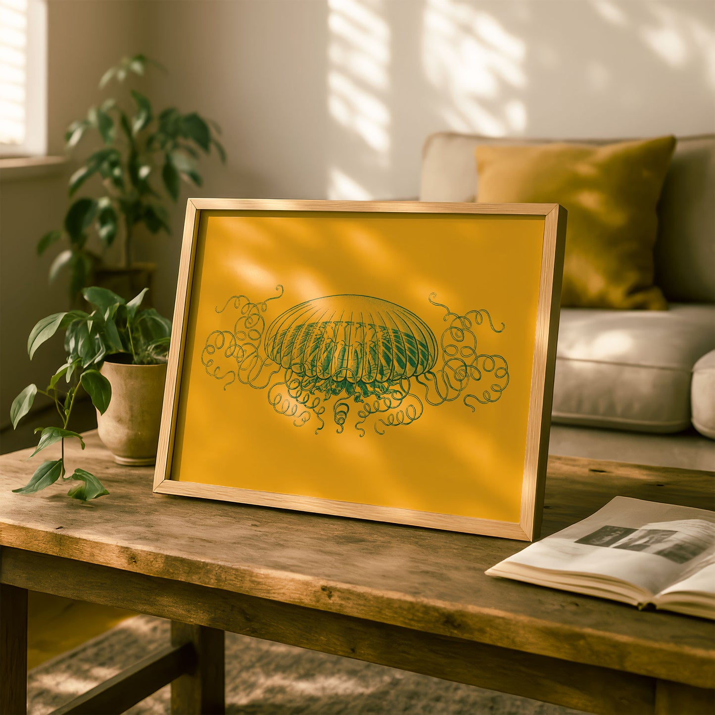 Ernst Haeckel Remixed Art Print 46 | Classic Art Reimagined | Premium Wall Art