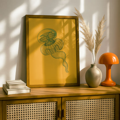 Ernst Haeckel Remixed Art Print 47 | Natural History Print | Premium Wall Art