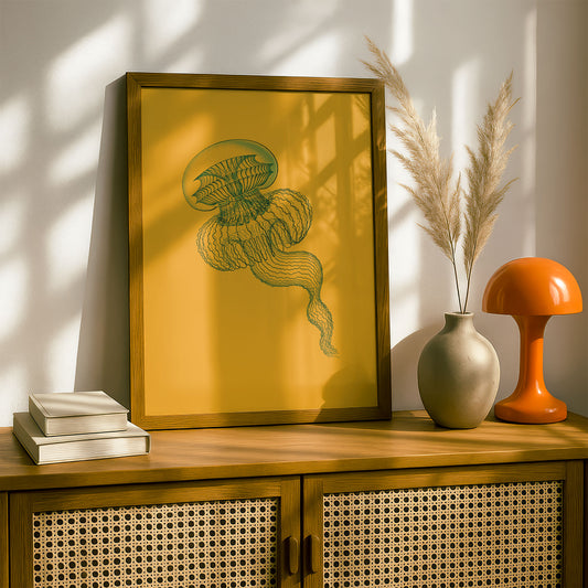 Ernst Haeckel Remixed Art Print 47 | Natural History Print | Premium Wall Art