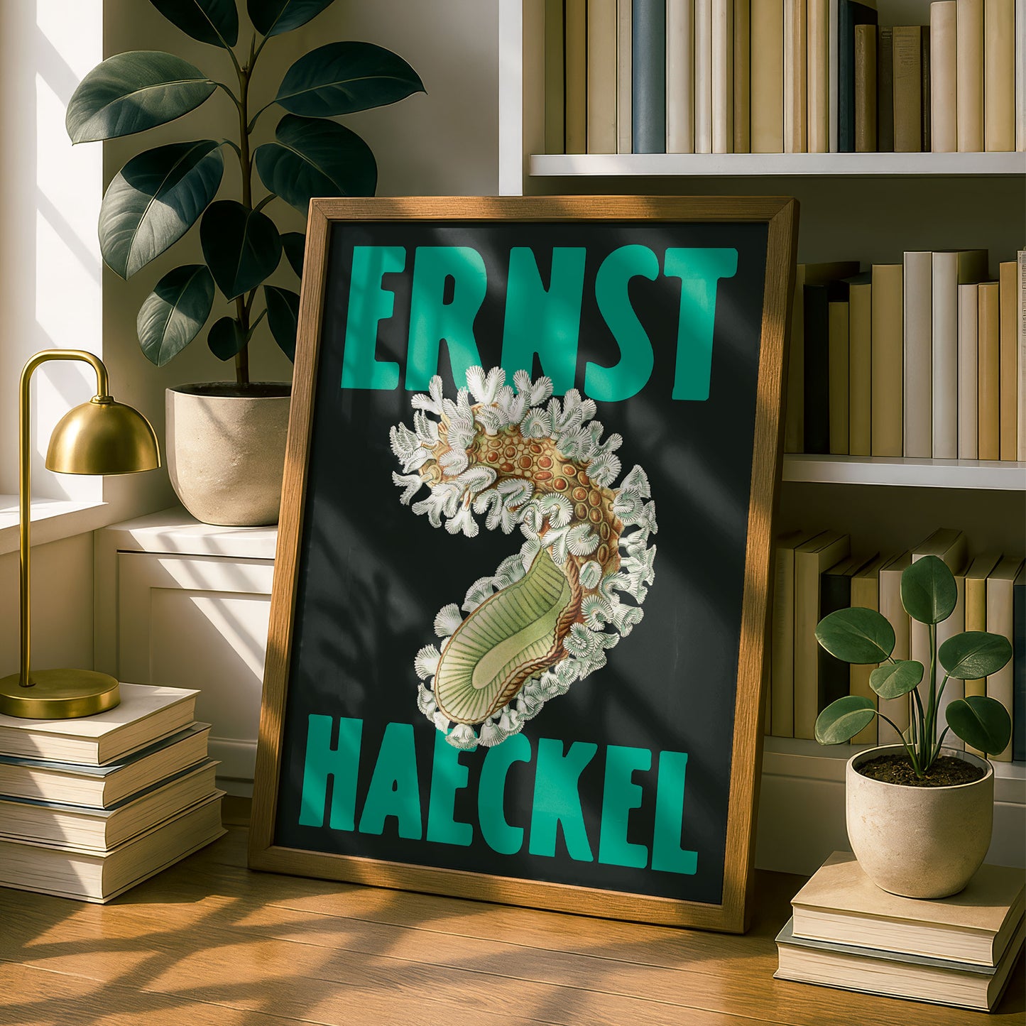 Ernst Haeckel Remixed Art Print 05 | Natural History Print | Premium Wall Art