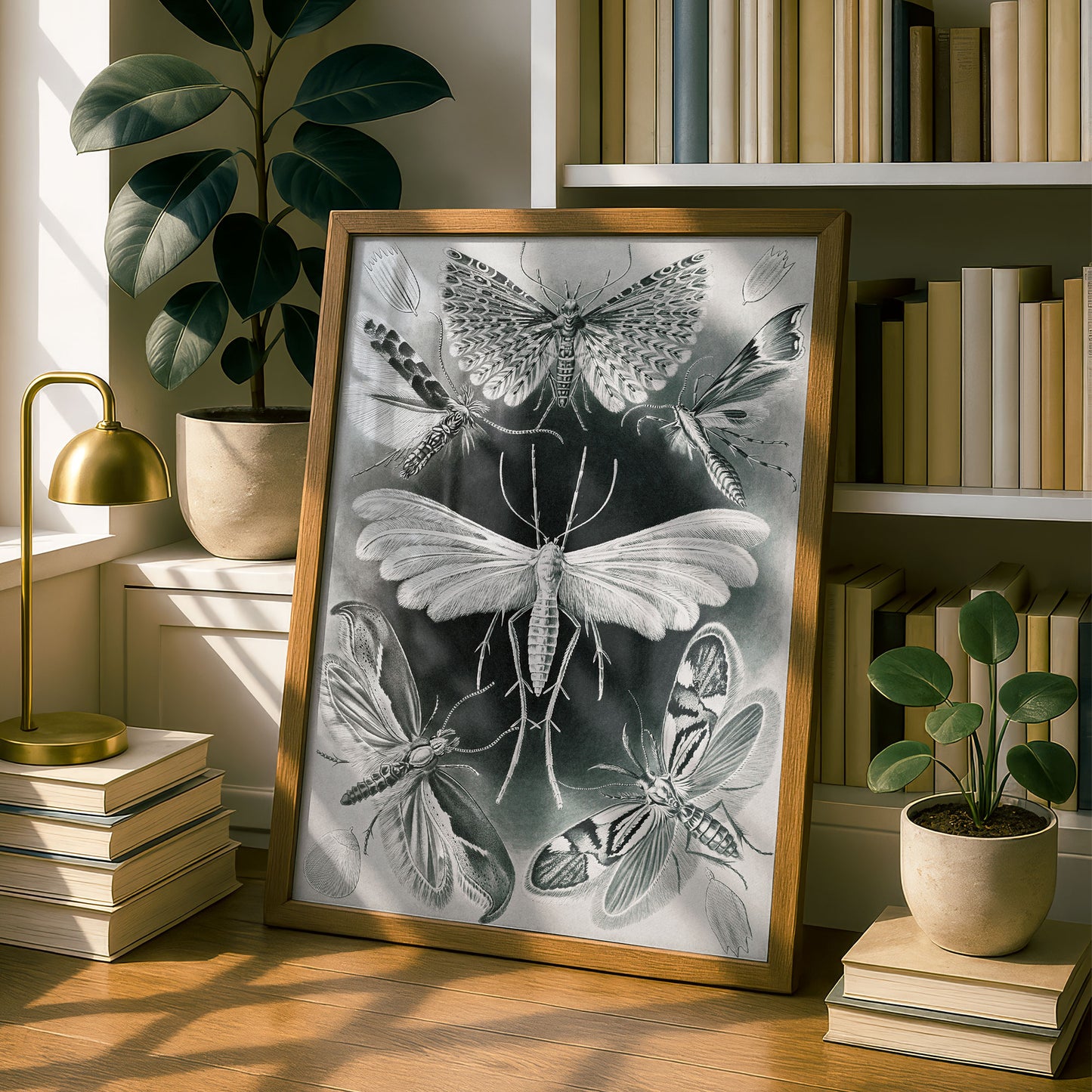 Ernst Haeckel Art Print | Plate 58: Alucita | Quality Vintage Wall Art Poster