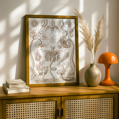 Ernst Haeckel Art Print | Plate 6: Tubuletta | Vintage Wall Art Poster