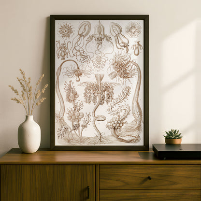 Ernst Haeckel Art Print | Plate 6: Tubuletta | Vintage Wall Art Poster