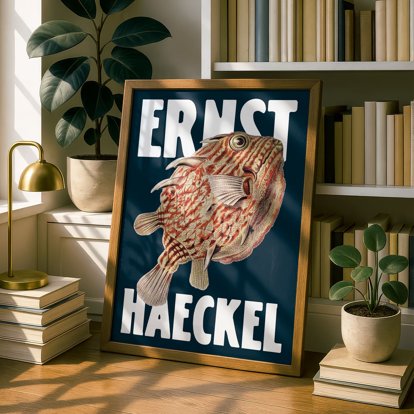 Ernst Haeckel Remixed Art Print 06 | Modern Art Nouveau | Premium Wall Art