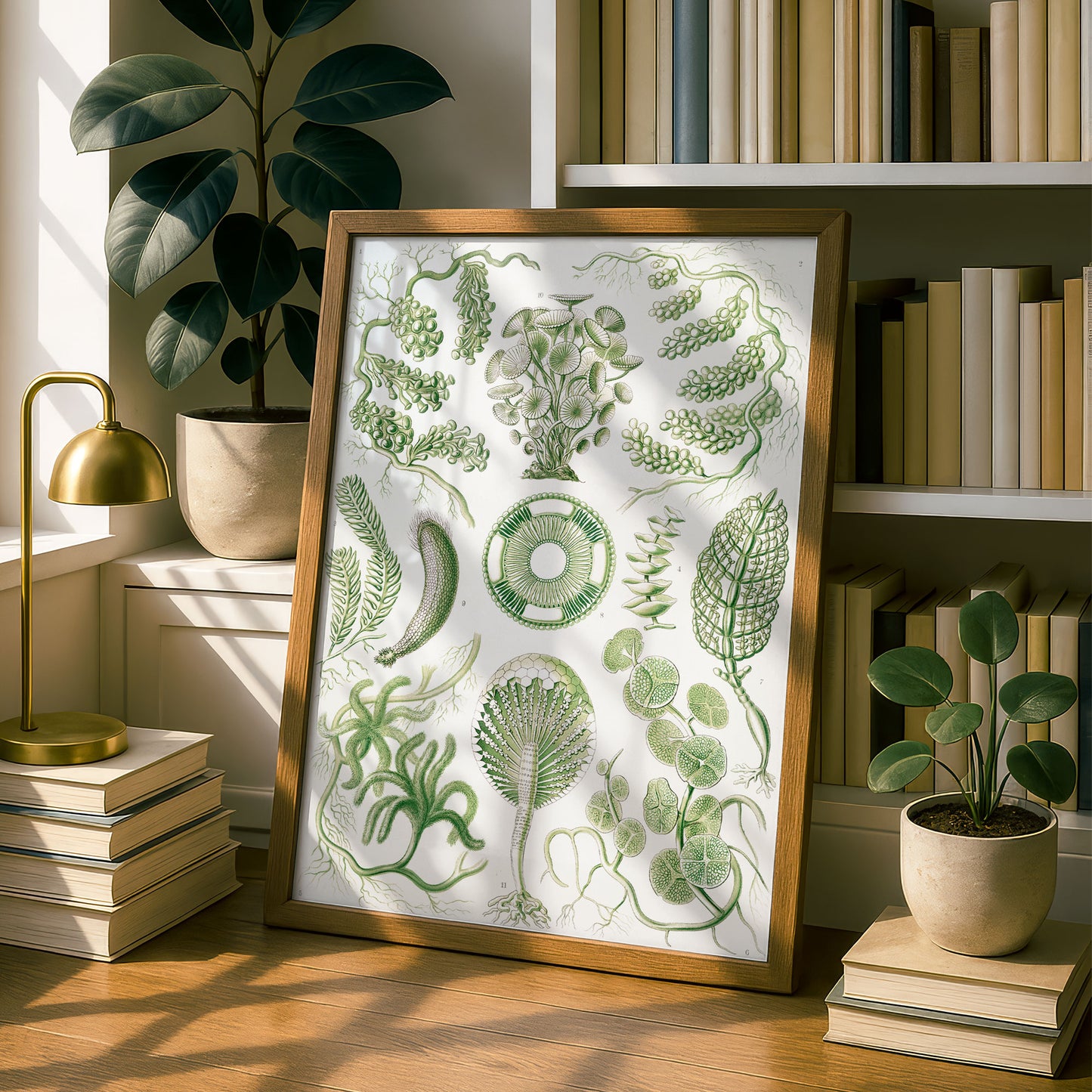 Ernst Haeckel Art Print | Plate 64: Caulerpa | Quality Vintage Wall Art Poster