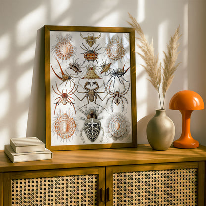 Ernst Haeckel Art Print | Plate 66: Epeira | Quality Vintage Wall Art Poster