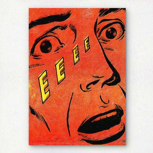 1950s Horror Comic Premium Giclée Art Print | A4 A3 Pop Art Wall Decor | Retro Artwork | "EEEE" | Unframed