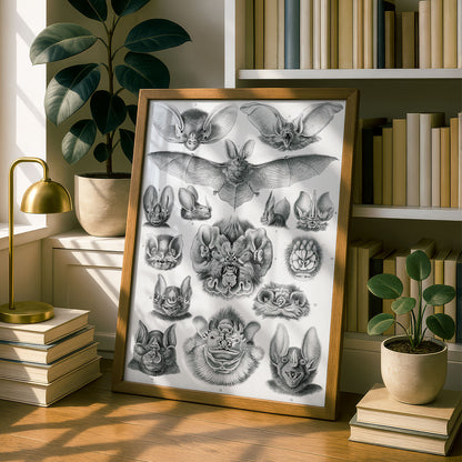 Ernst Haeckel Art Print | Plate 67: Vampyrus | Quality Vintage Wall Art Poster