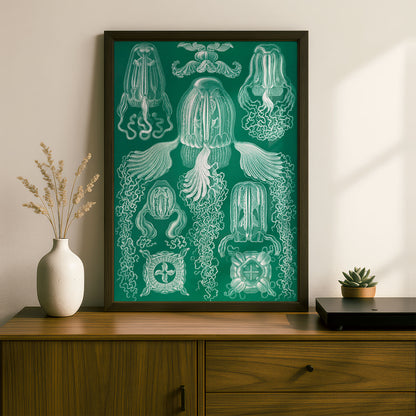 Ernst Haeckel Art Print | Plate 78: Charybdea | Vintage Wall Art Poster