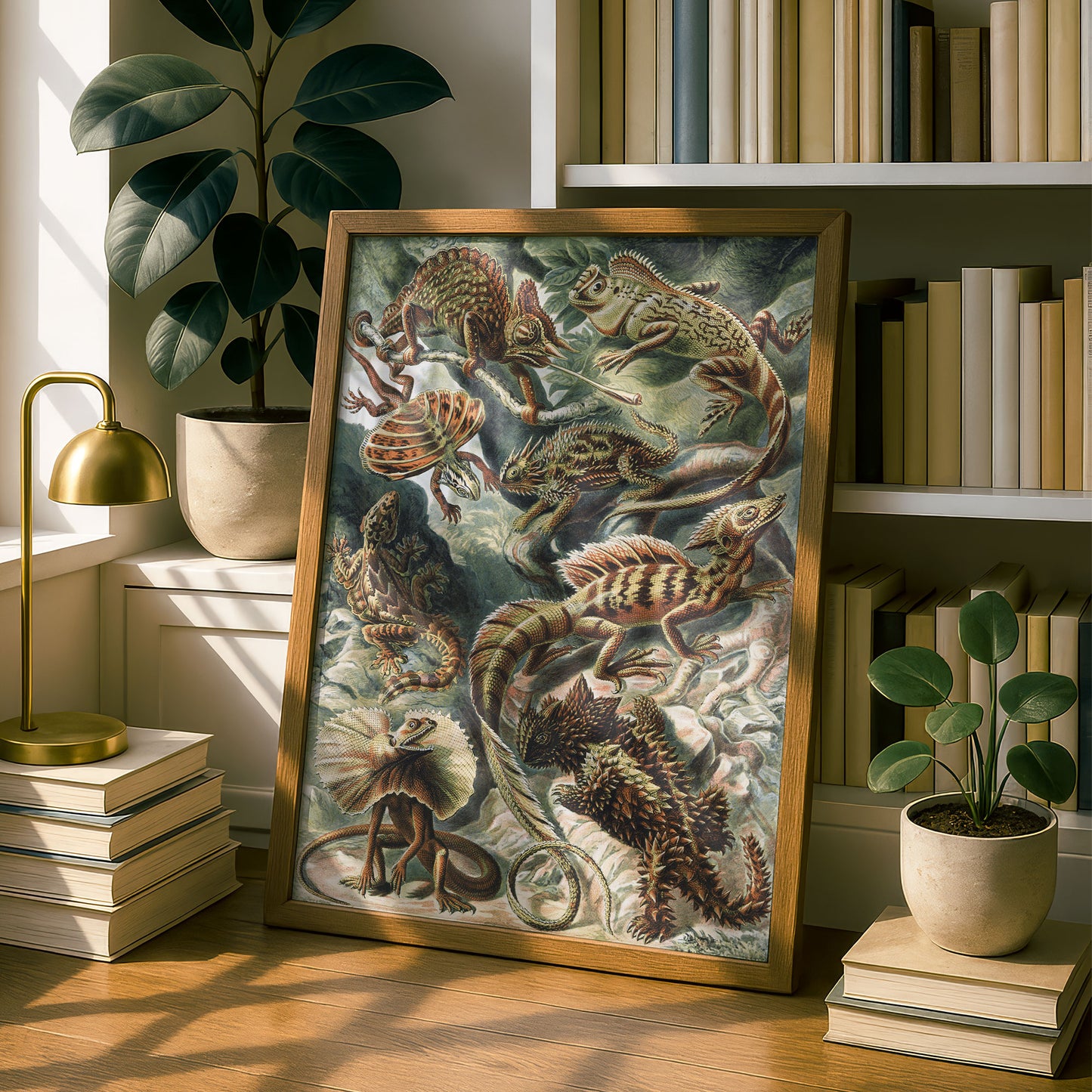 Ernst Haeckel Art Print | Plate 79: Basiliscus | Vintage Wall Art Poster