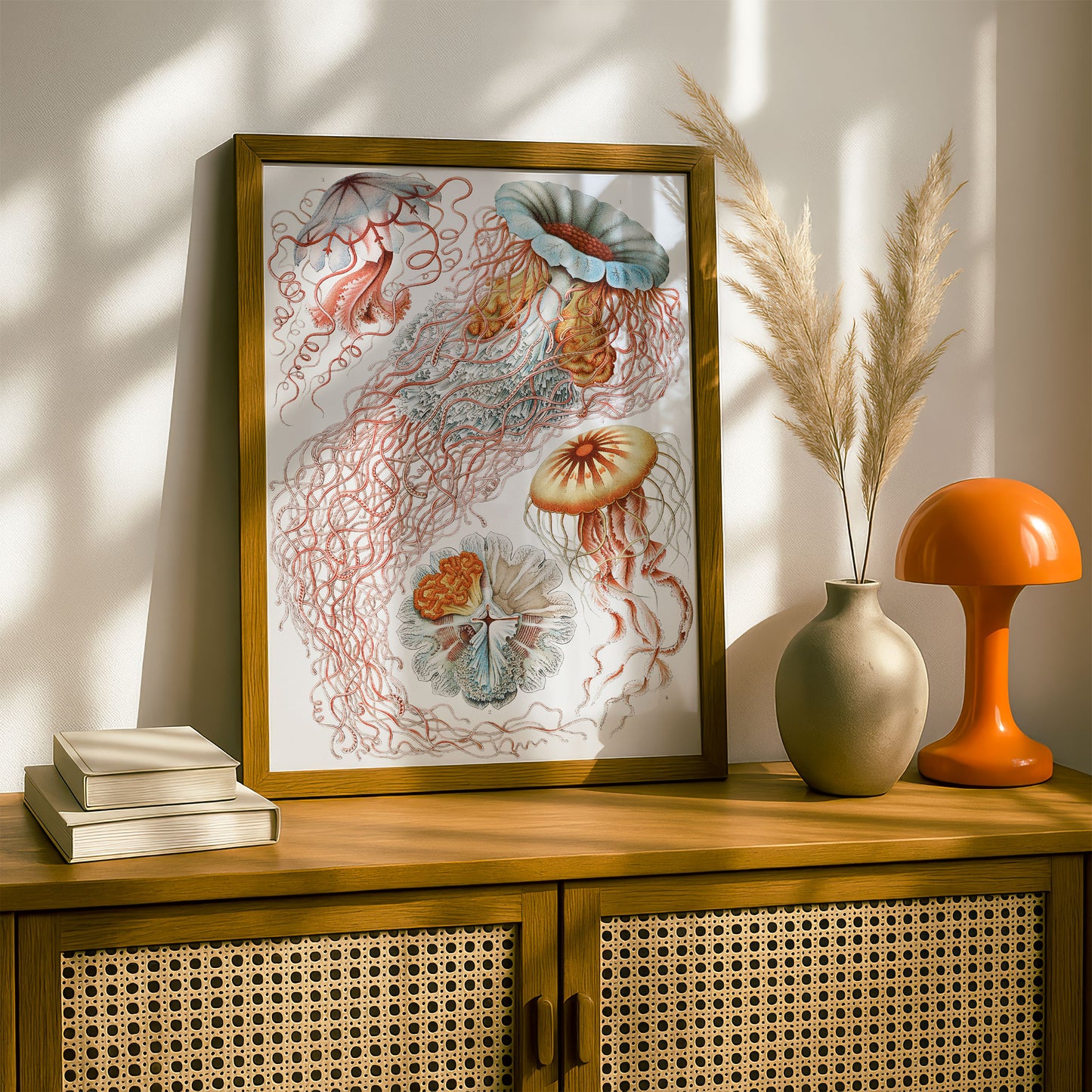 Ernst Haeckel Art Print | Plate 8: Desmonema | Vintage Wall Art Poster