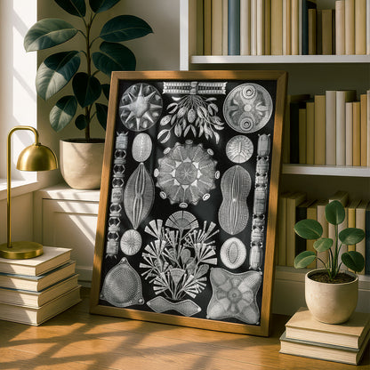 Ernst Haeckel Art Print | Plate 84: Navicula | Quality Vintage Wall Art Poster