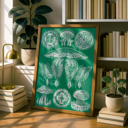 Ernst Haeckel Art Print | Plate 88: Pilema | Quality Vintage Wall Art Poster