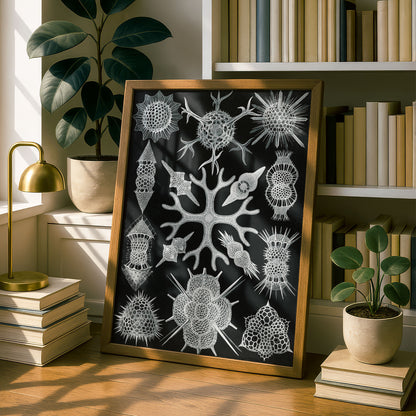 Ernst Haeckel Art Print | Plate 91: Astrosphaera | Vintage Wall Art Poster
