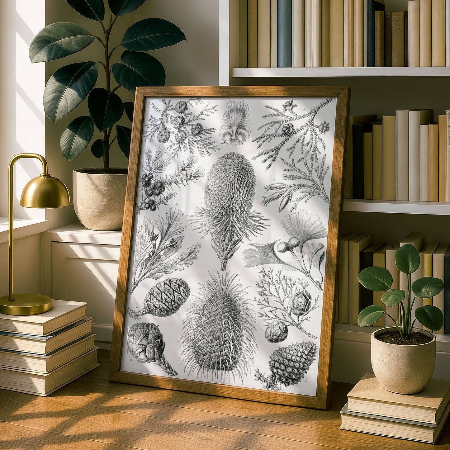 Ernst Haeckel Art Print | Plate 94: Araucaria | Vintage Wall Art Poster