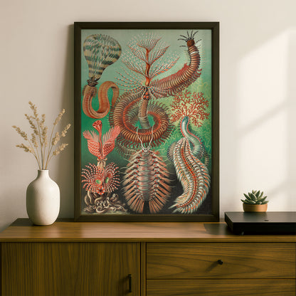 Ernst Haeckel Art Print | Plate 96: Sabella | Quality Vintage Wall Art Poster