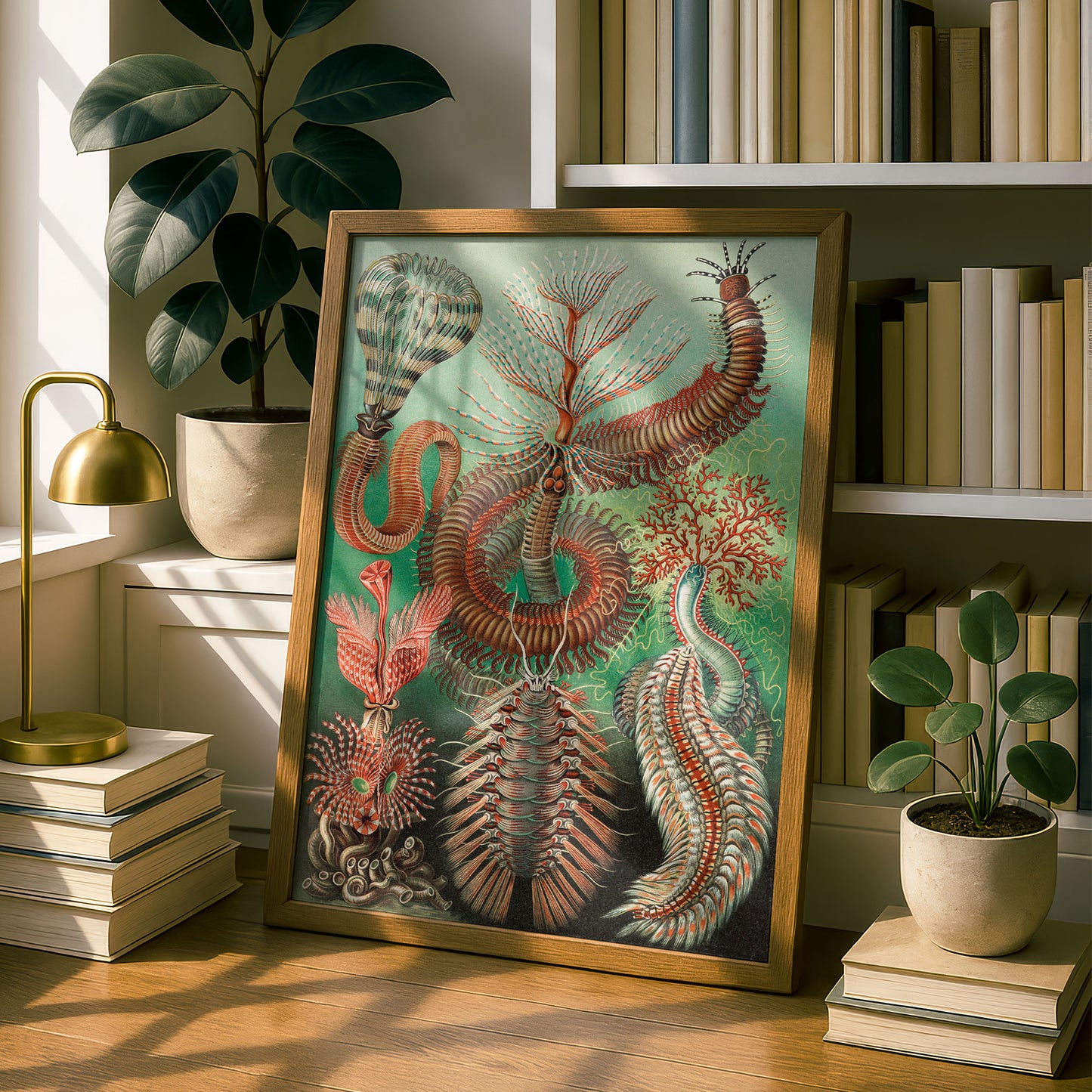 Ernst Haeckel Art Print | Plate 96: Sabella | Quality Vintage Wall Art Poster