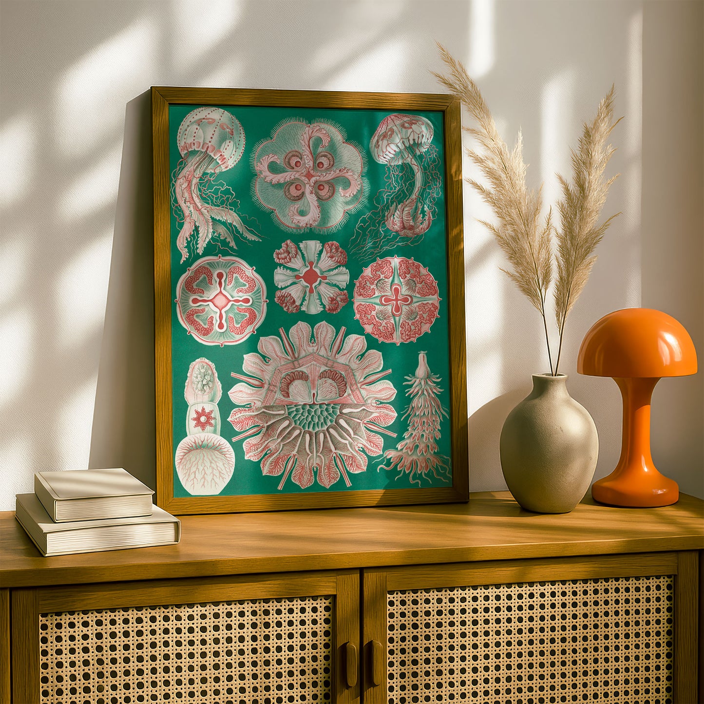 Ernst Haeckel Art Print | Plate 98: Aurelia | Quality Vintage Wall Art Poster