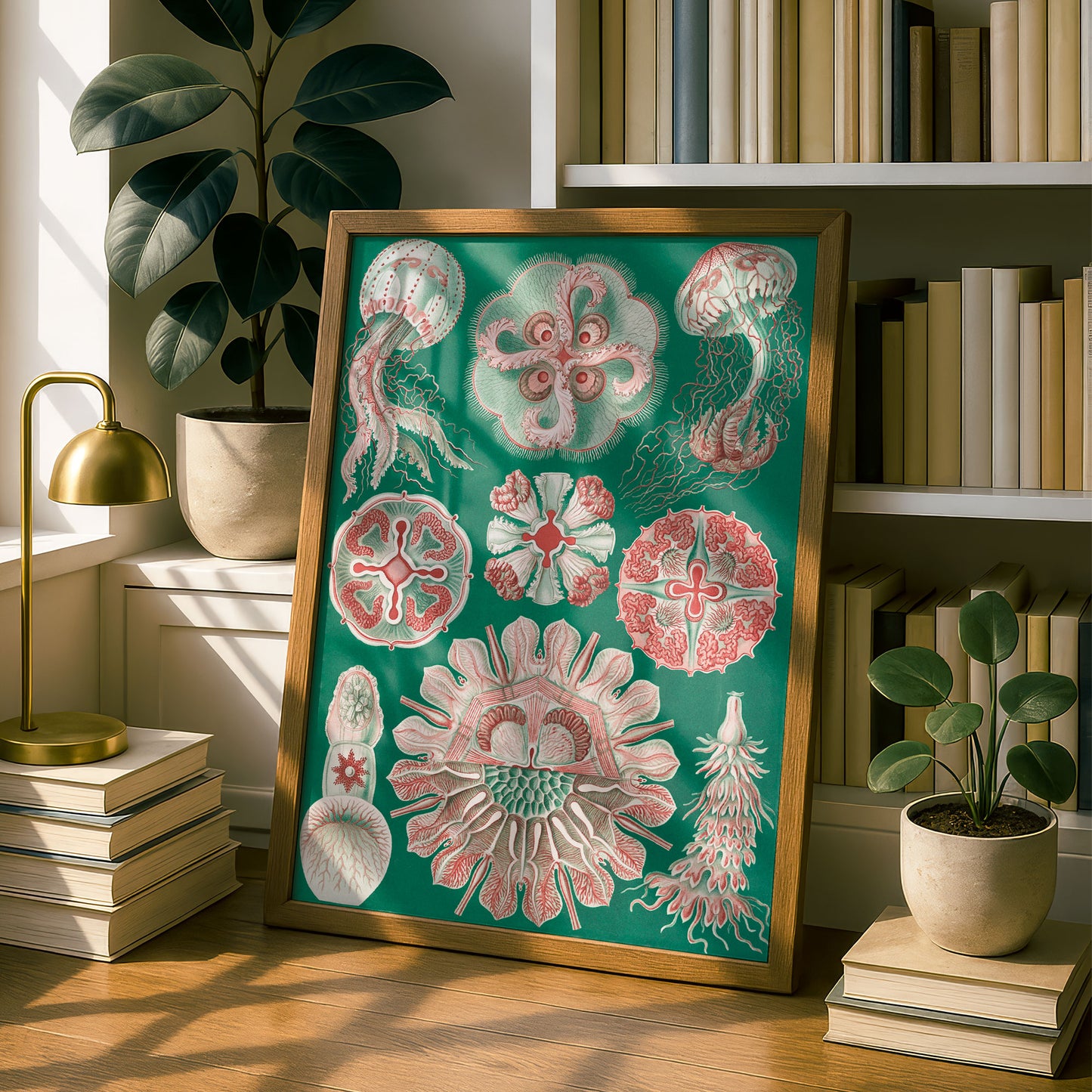 Ernst Haeckel Art Print | Plate 98: Aurelia | Quality Vintage Wall Art Poster