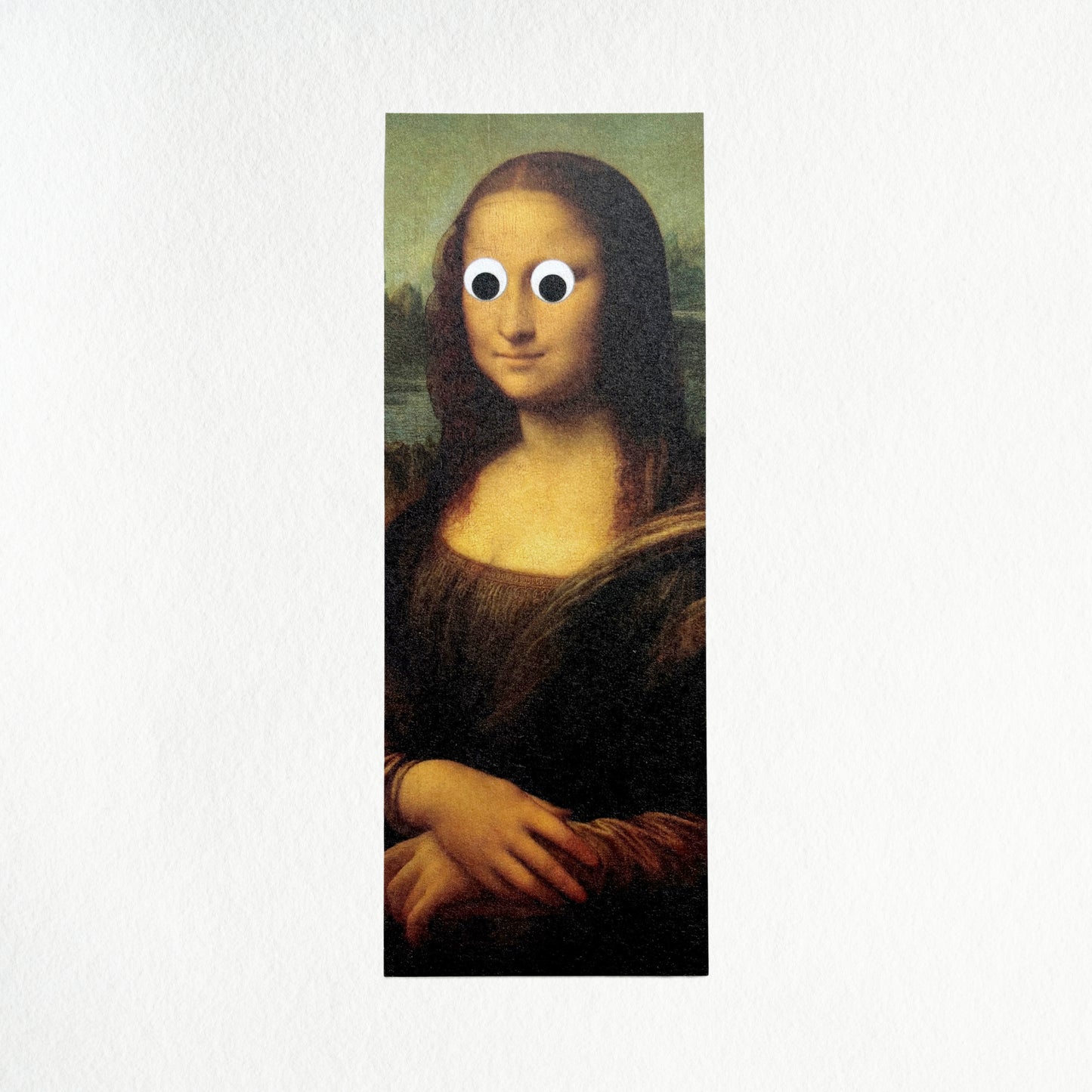 Mona Lisa Googly Eyes Bookmark | Fun Bookmark | Book Lover Gift