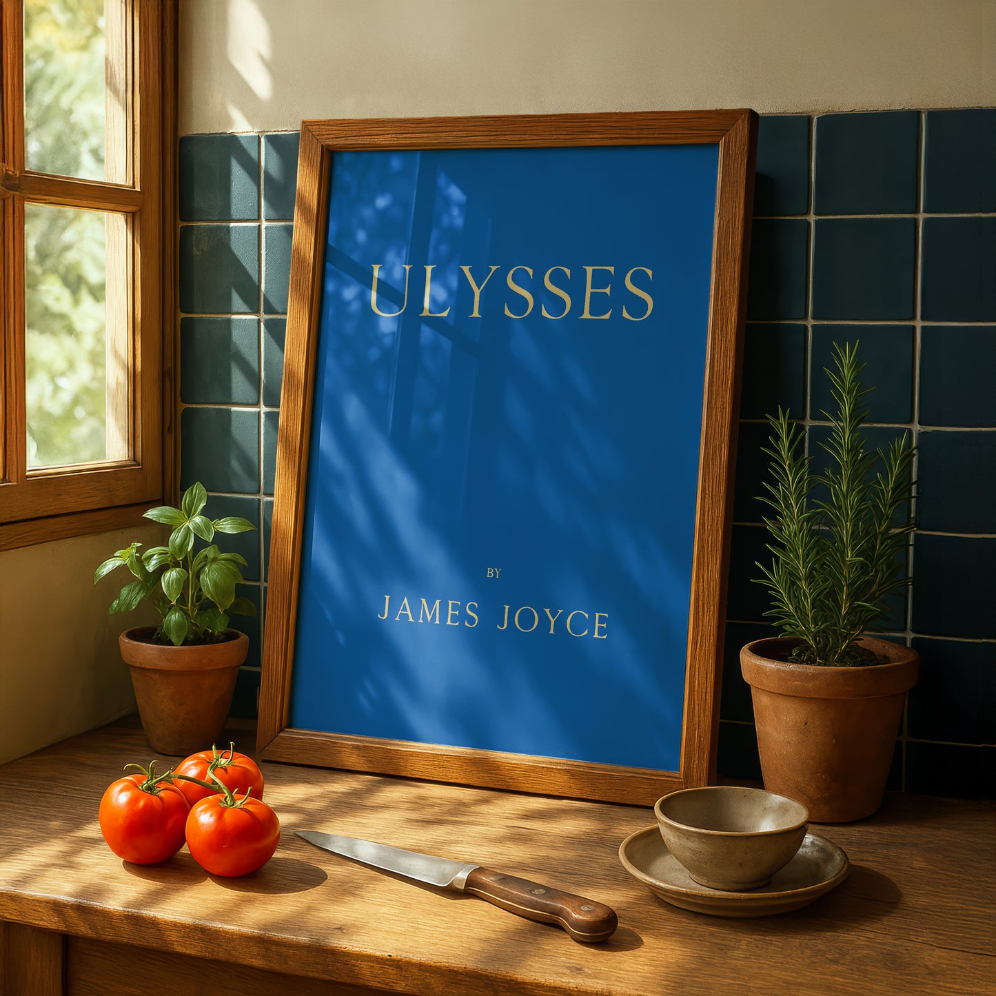 Ulysses Cover Art Print | In Aged Original Green or the Blue James Joyce Intended(?)