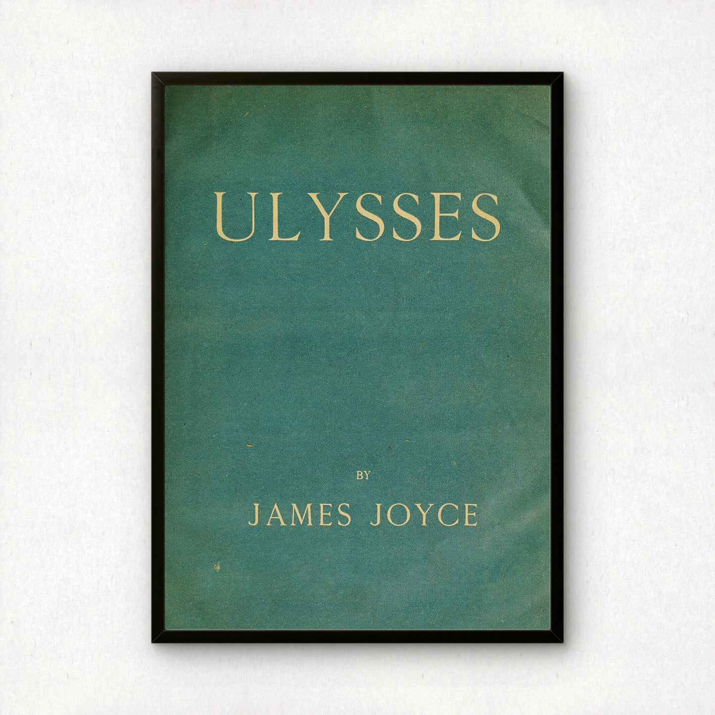Ulysses Cover Art Print | In Aged Original Green or the Blue James Joyce Intended(?)