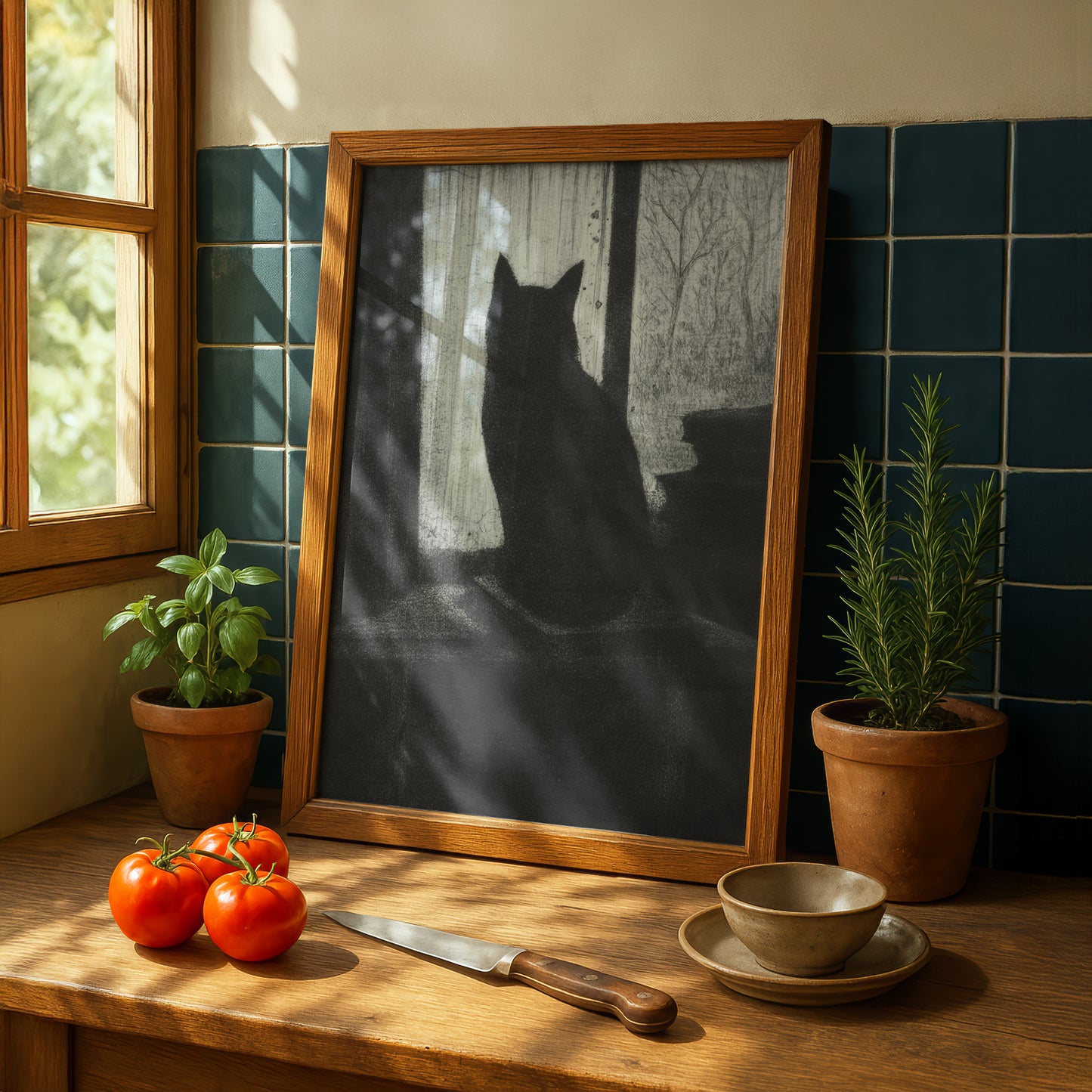 The Cat | C. R. W. Nevinson | Fine Art Cat Print | Cat Lover Gift | Wall Art
