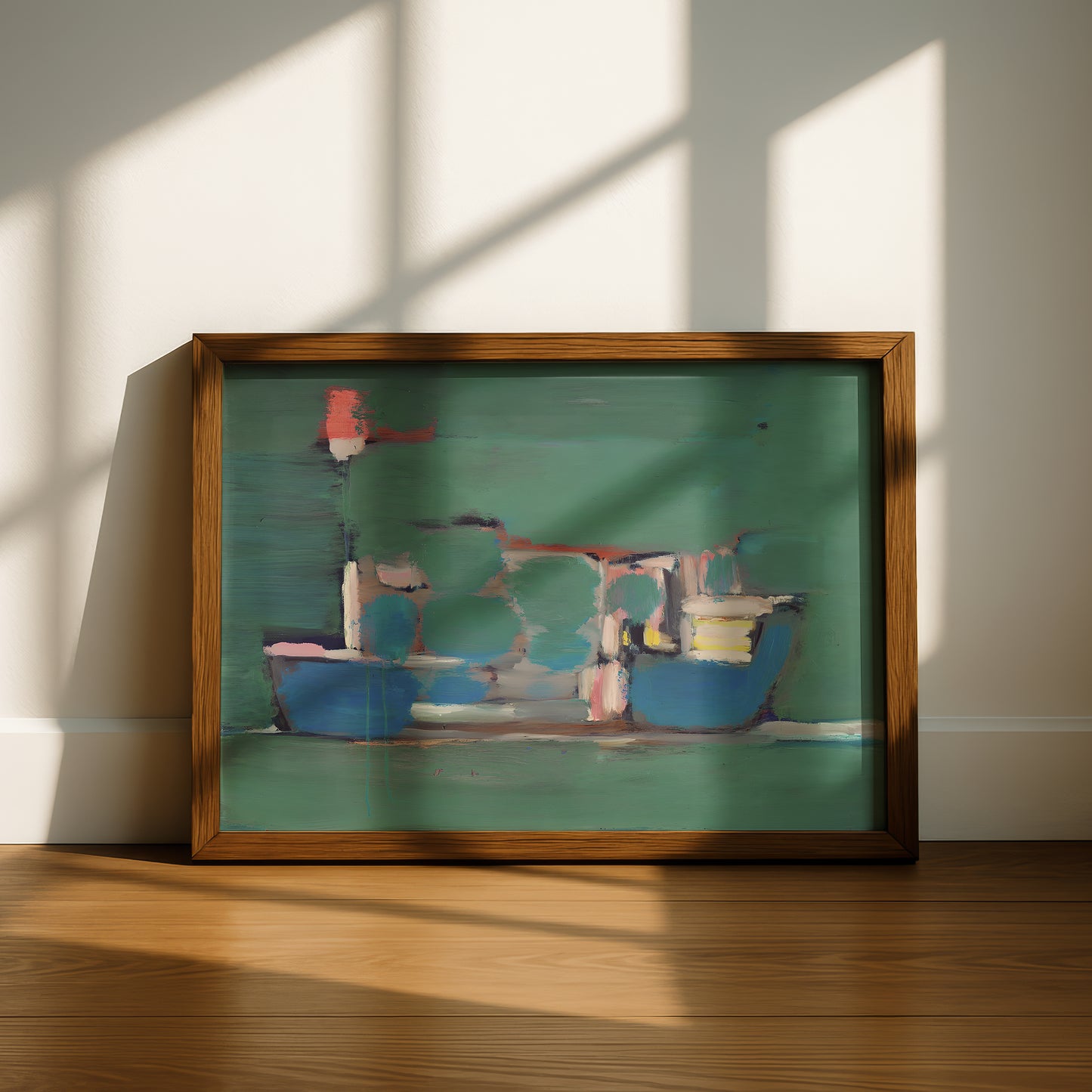 Marine La Nuit, 1954 by Nicolas de Staël | Abstract Art Print | Premium Wall Art