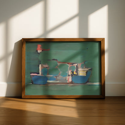 Marine La Nuit, 1954 by Nicolas de Staël | Abstract Art Print | Premium Wall Art
