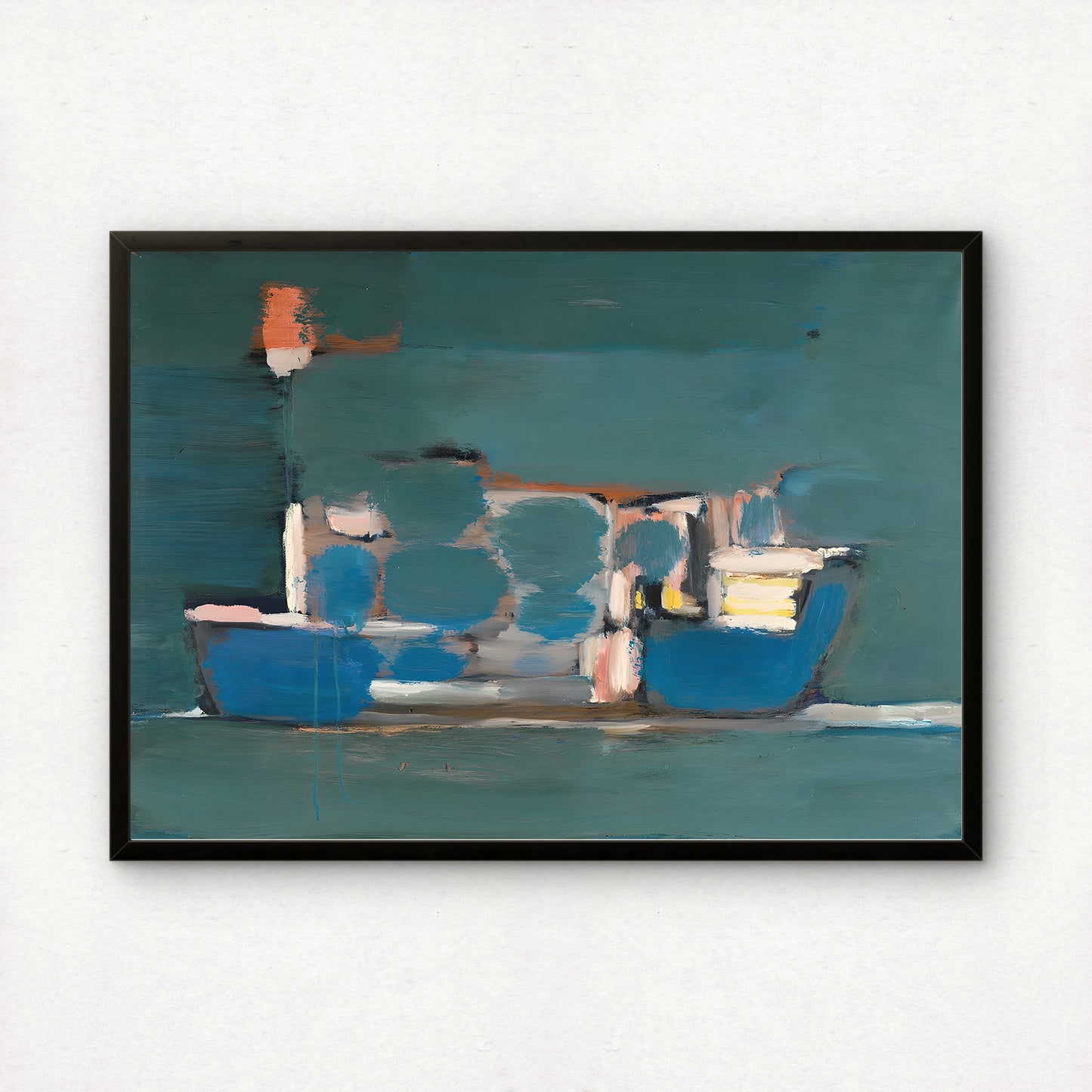 Marine La Nuit, 1954 by Nicolas de Staël | Abstract Art Print | Premium Wall Art