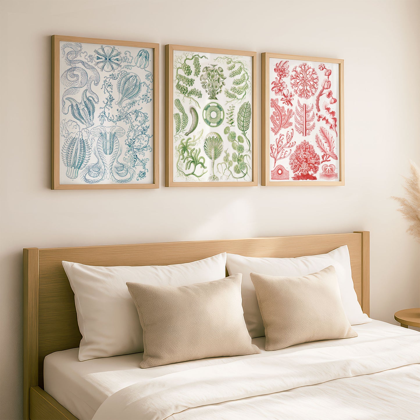 Ernst Haeckel 3x Art Prints | Vintage Premium Quality Wall Art Posters