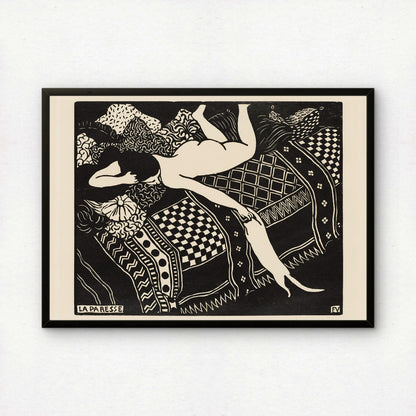 Laziness | Félix Vallotton | Fine Art Cat Print | Cat Lover Gift | Wall Art