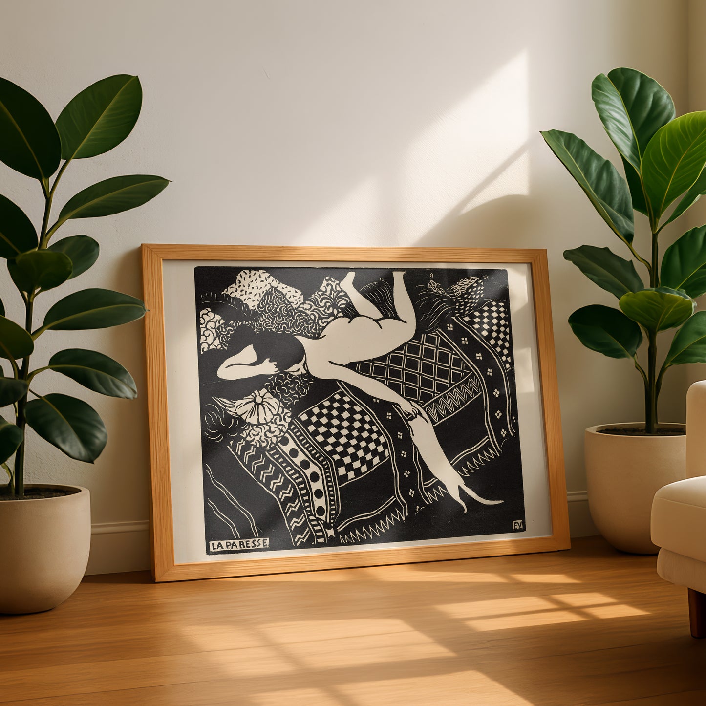 Laziness | Félix Vallotton | Fine Art Cat Print | Cat Lover Gift | Wall Art
