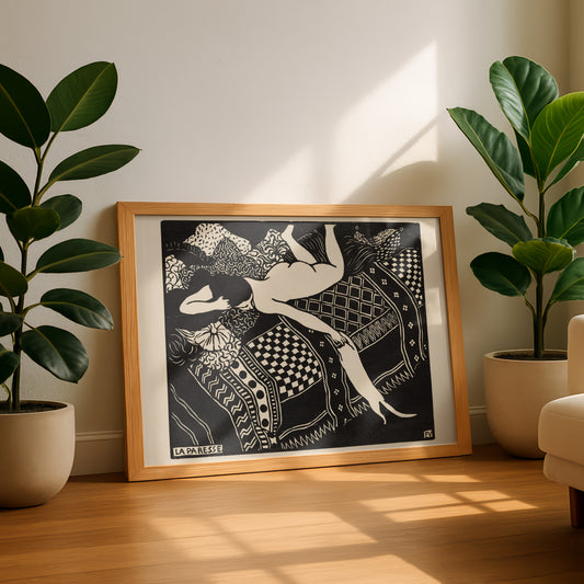Laziness | Félix Vallotton | Fine Art Cat Print | Cat Lover Gift | Wall Art
